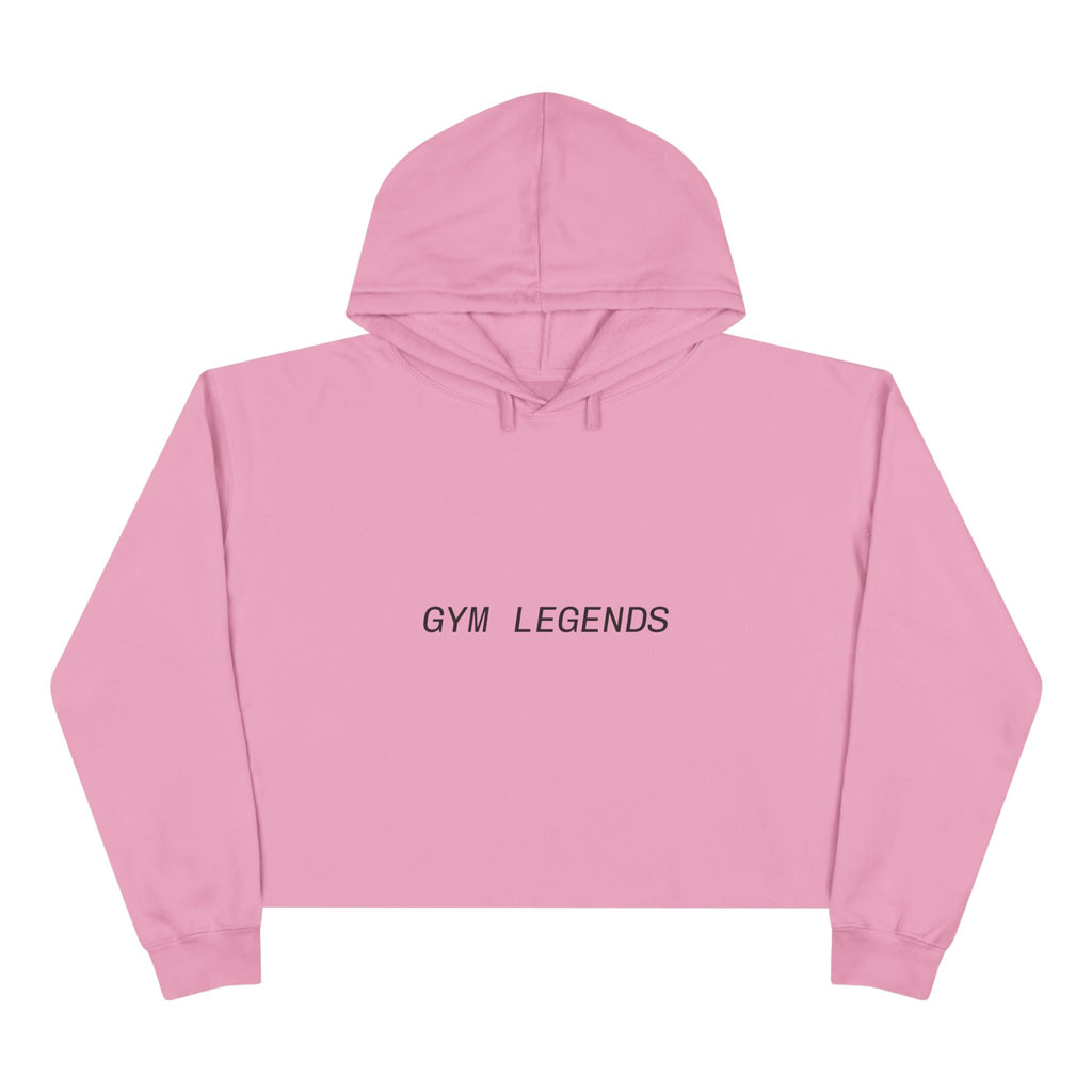 Gym Legends Crop Hoodie — Minimal Athletic Cropped Sweatshirt