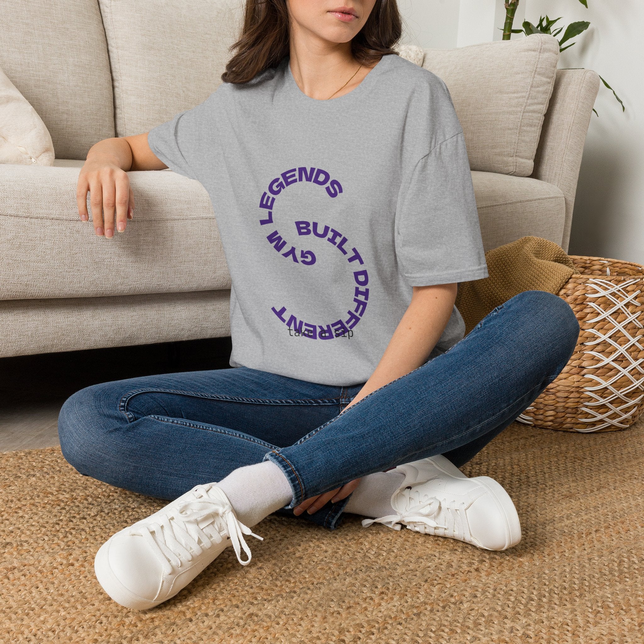 Legends Built Different T-Shirt — Circular Graphic Tee for Athletes & Trendsetters