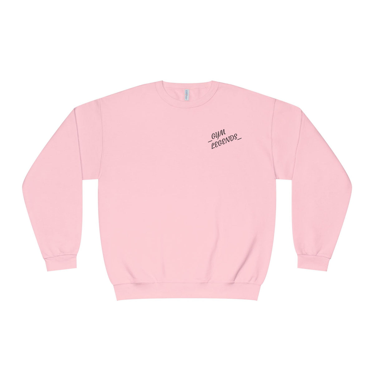 Gym Legends Crewneck Sweatshirt — "Gym, Legends" Motivational Fitness Pullover