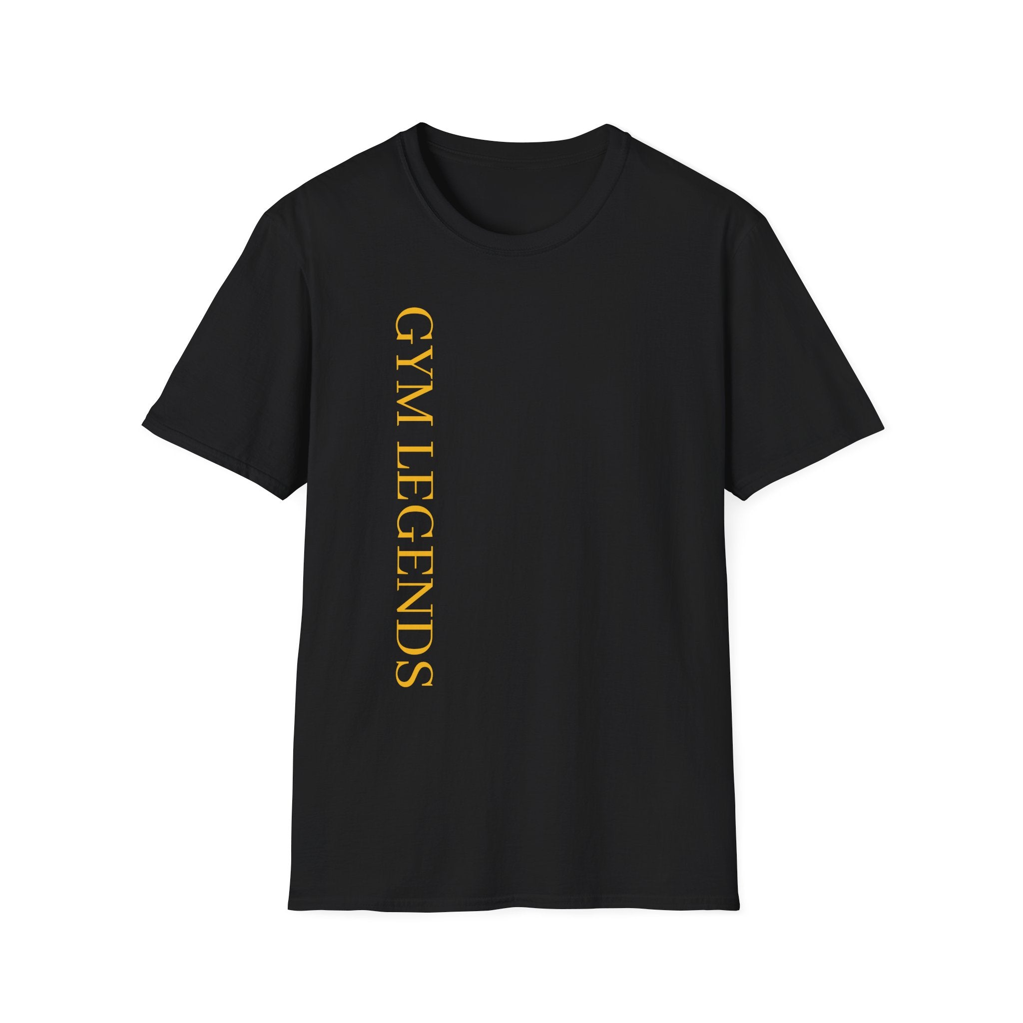 Gym Legends T-Shirt — Vertical Minimalist Fitness Tee