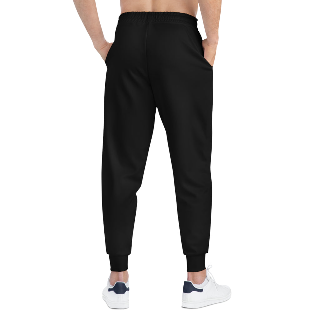 Copy of Athletic Joggers — Grey 'GYM LIFE' Vertical Logo Fitness Sweatpants