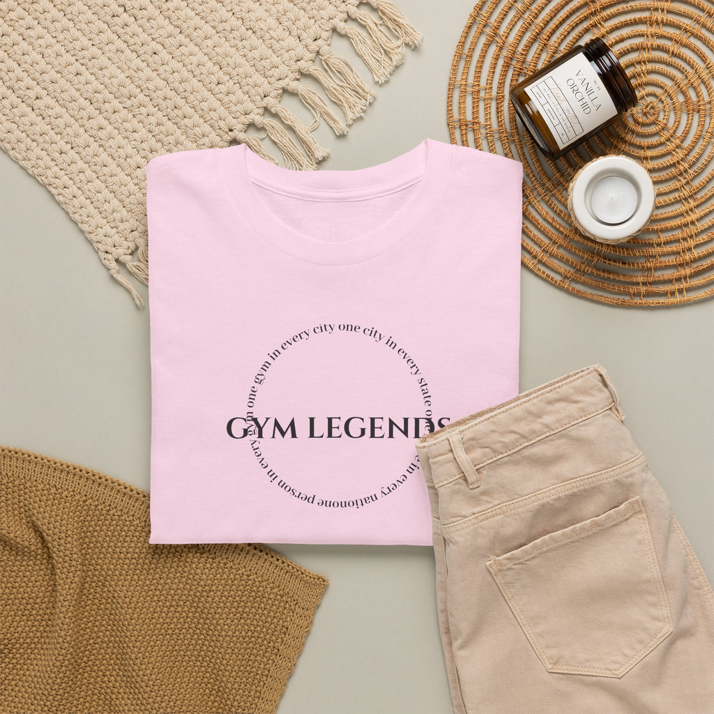 Gym Legends T-Shirt — Minimal Gym Logo Tee