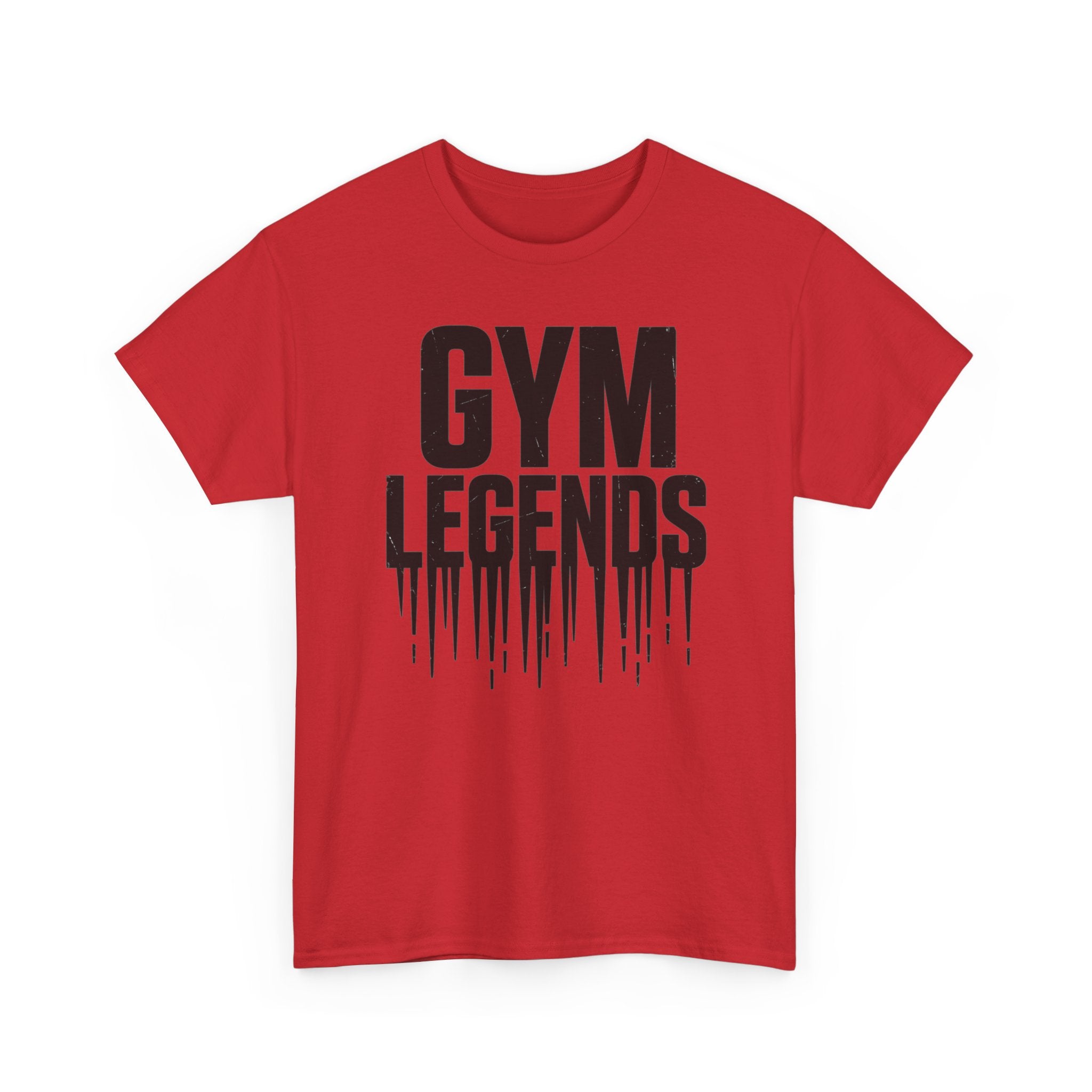Gym Legends T-Shirt — Bold Drip Graphic Fitness Tee