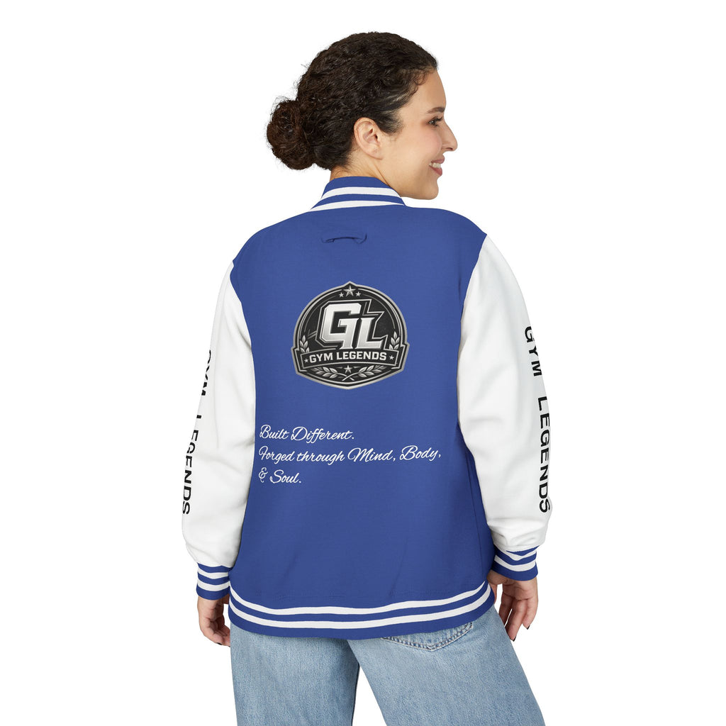 Gym Legends Varsity Jacket — Built Different Edition
