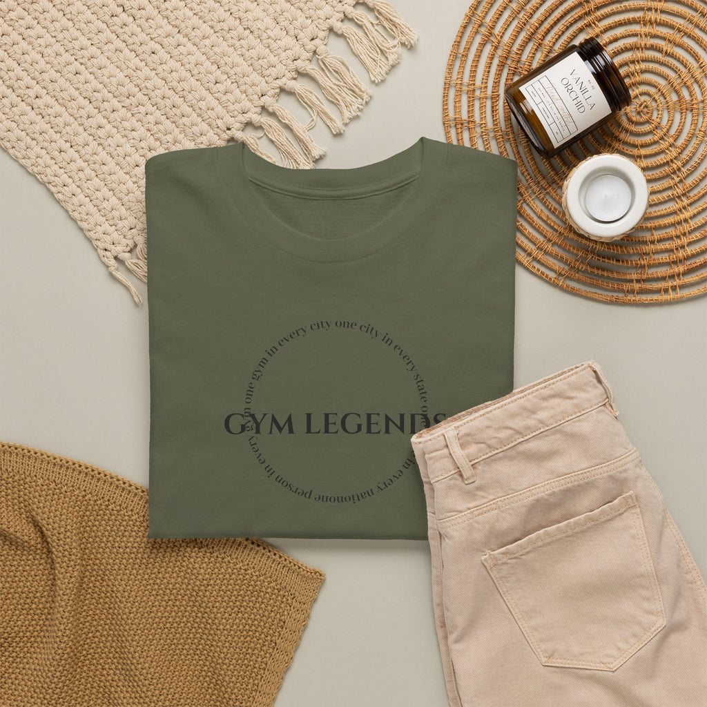 Gym Legends T-Shirt — Minimal Gym Logo Tee