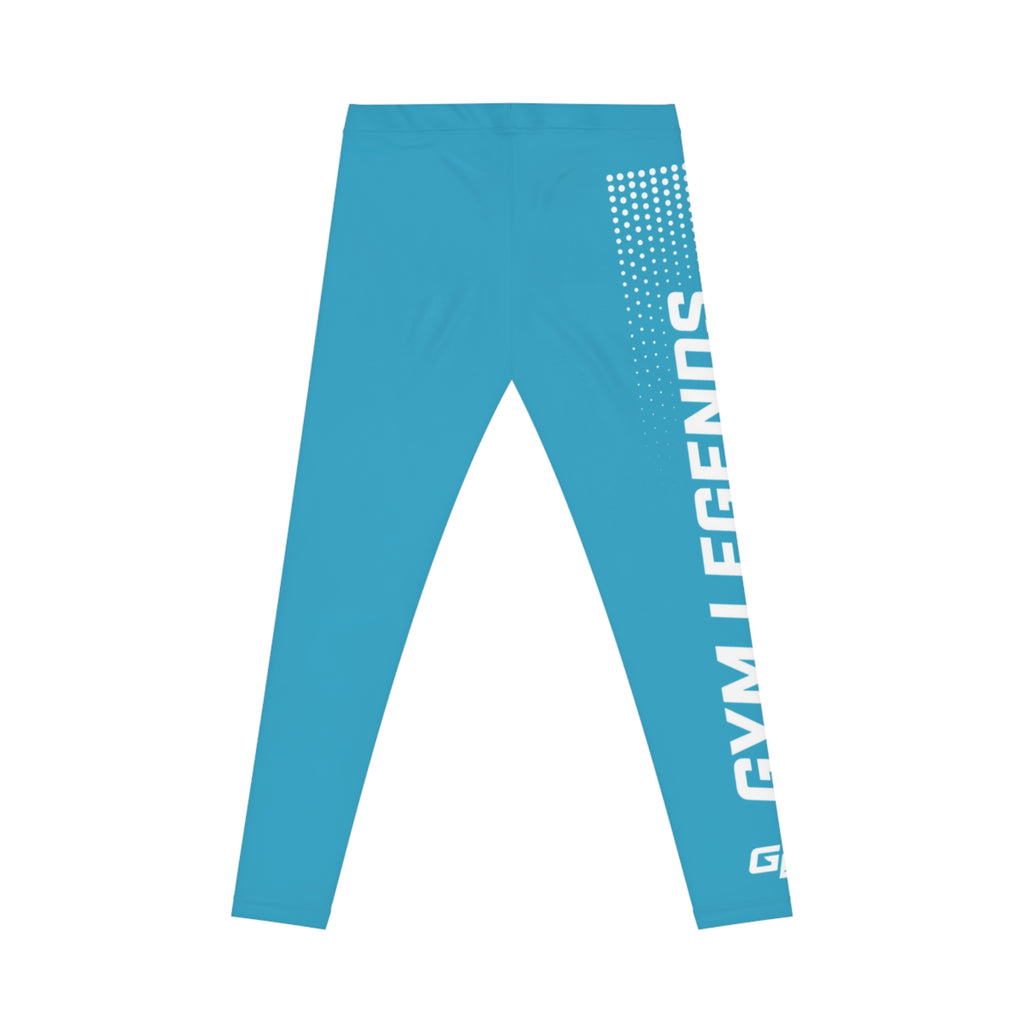 Gym Legends Black Performance Leggings — Side Logo Activewear