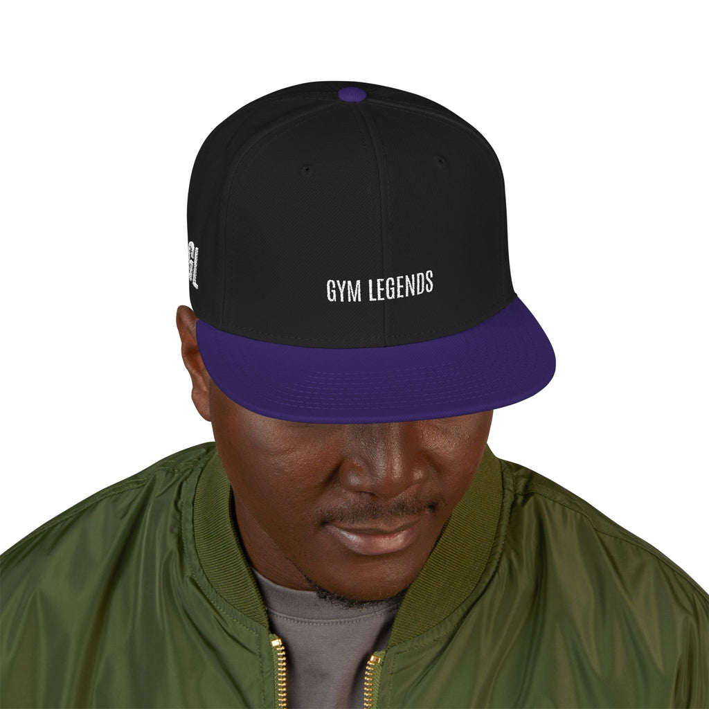 Gym Legends 'GRANDS' Snapback Hat — Classic Flat-Brim Streetwear Cap