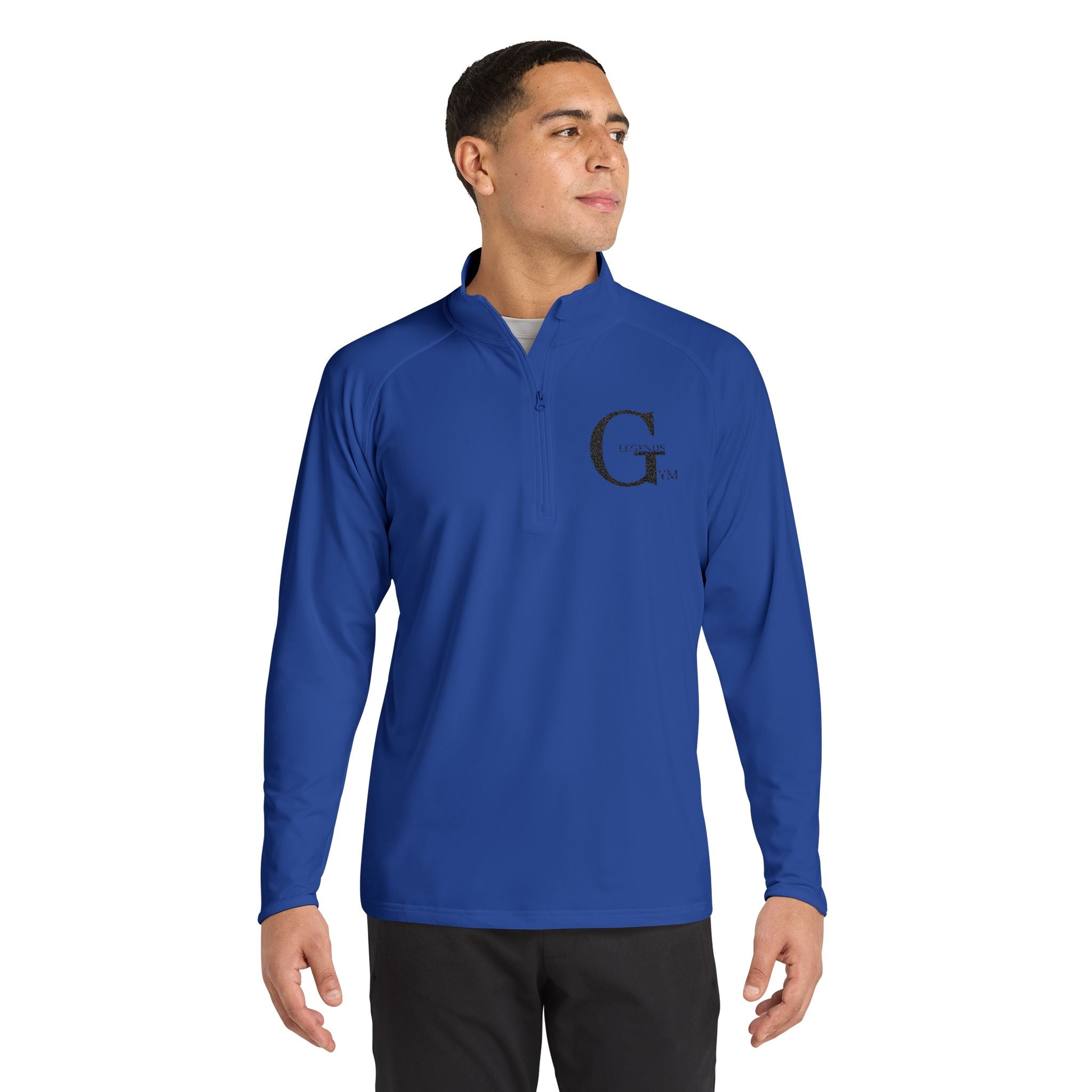 Embroidered 'G' Quarter-Zip Pullover — Men's Sport-Wick Stretch