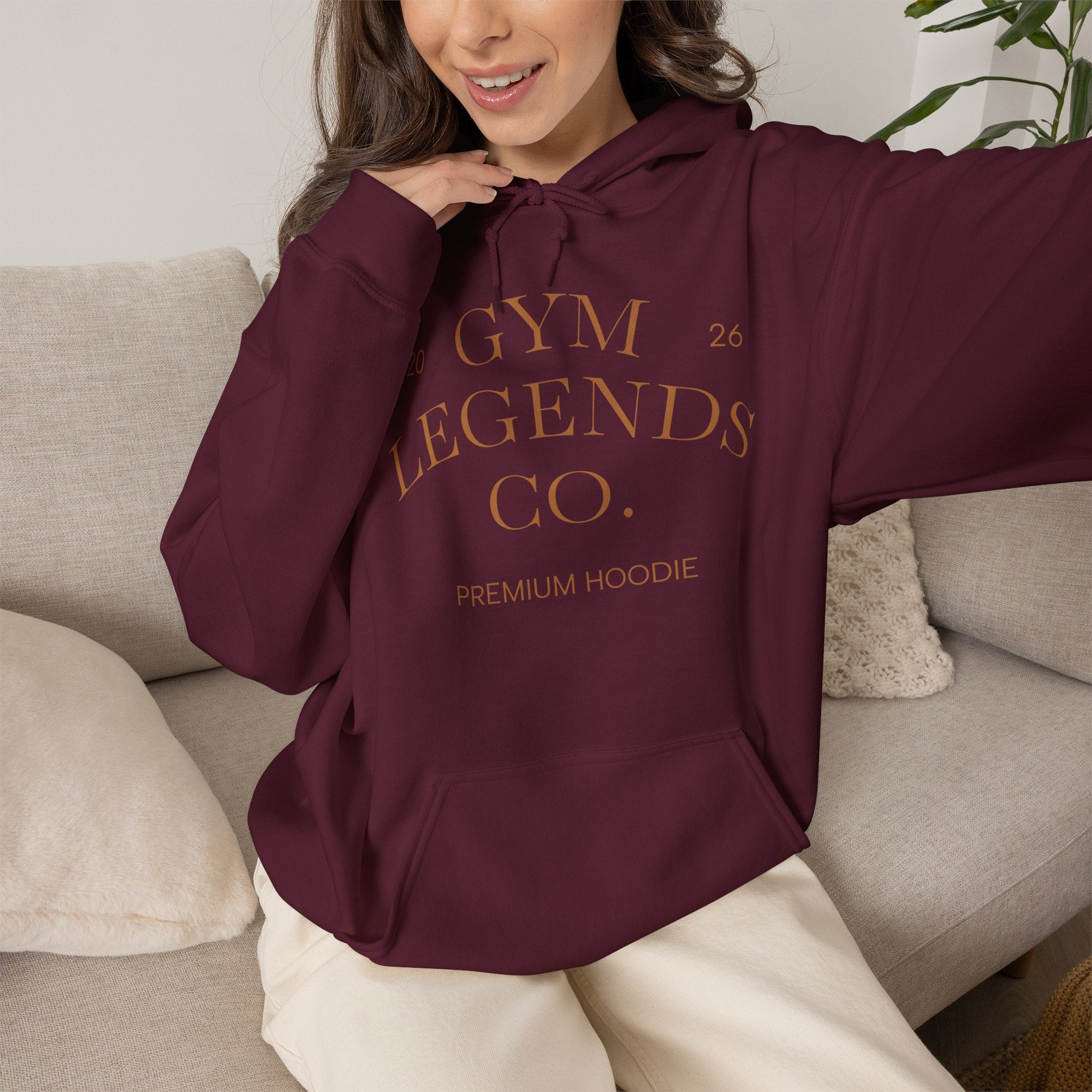 Gym Legends Co. Hoodie — Premium Athletic Hooded Sweatshirt
