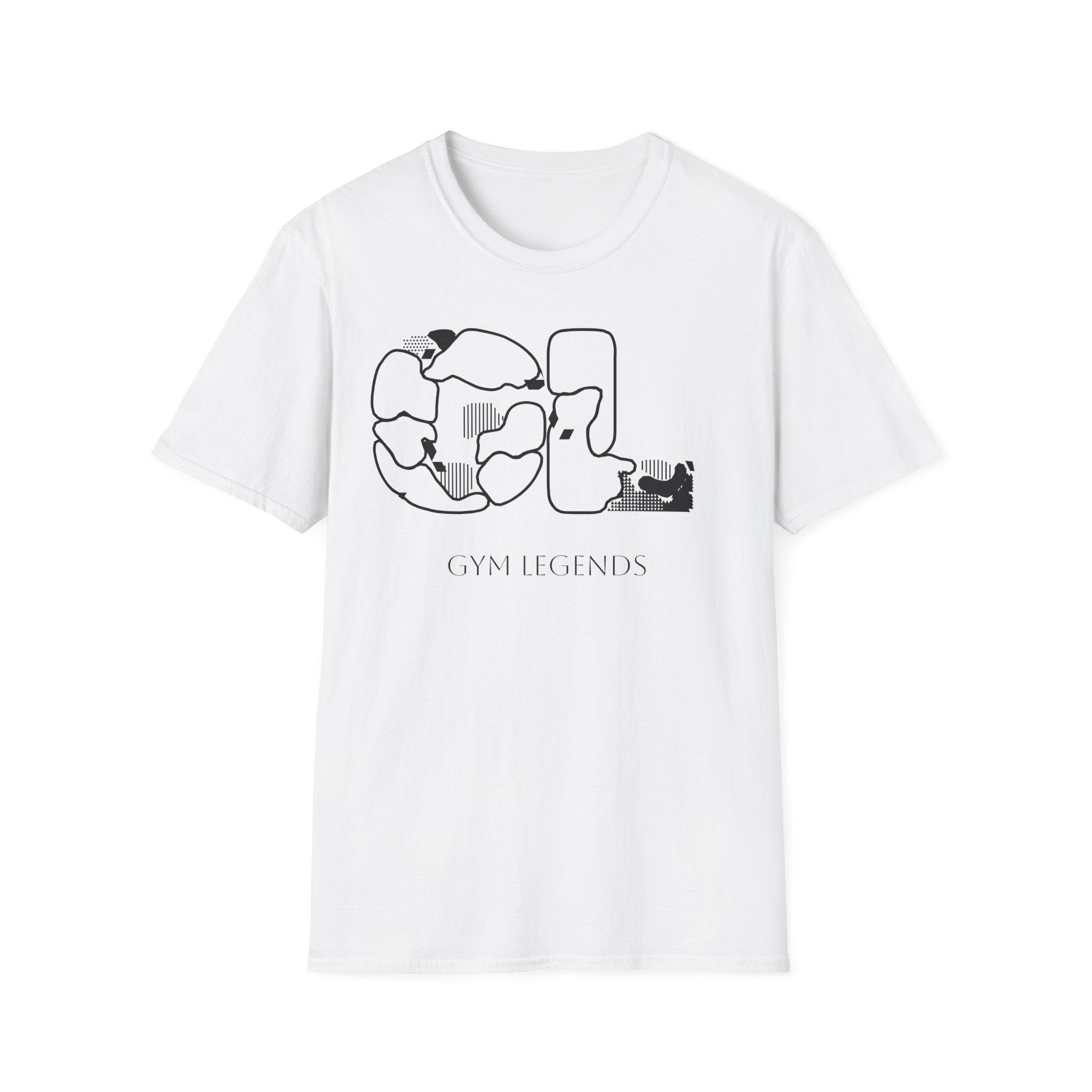 Cat Silhouette Graphic T-Shirt — Playful Kitty Outline Tee
