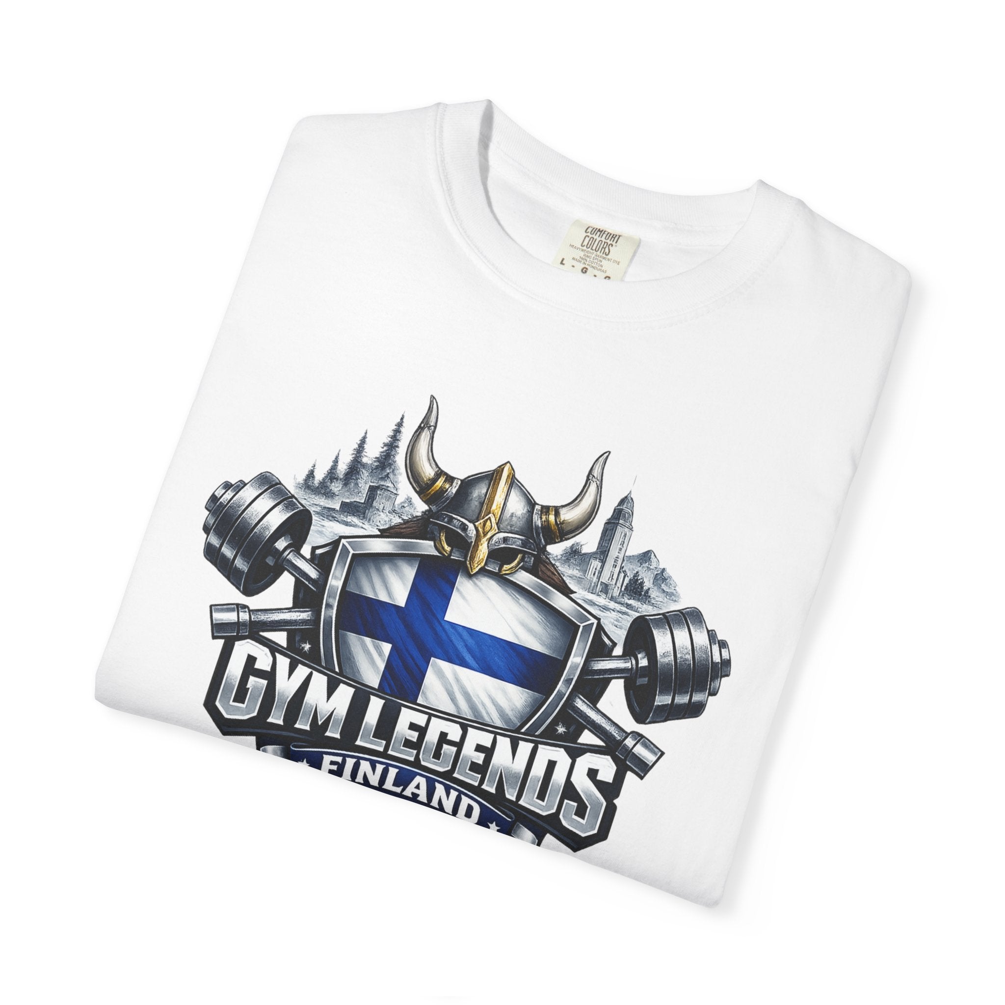 Gym Legends Finland T-Shirt — Viking Barbell Fitness Tee