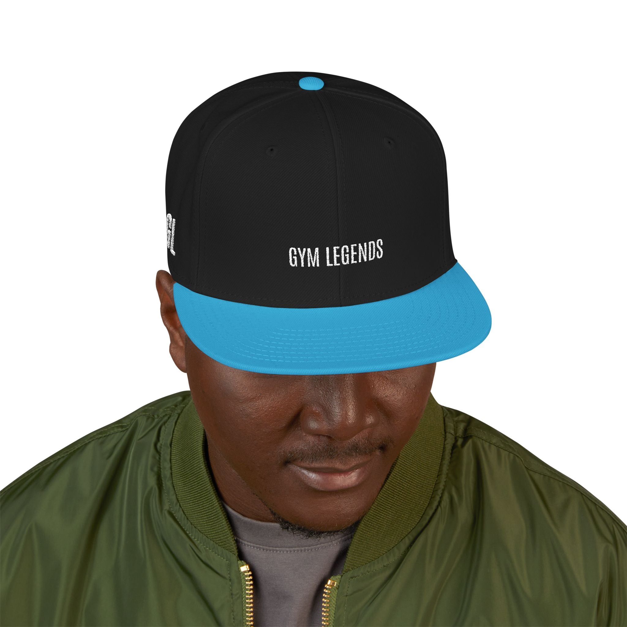 Gym Legends 'GRANDS' Snapback Hat — Classic Flat-Brim Streetwear Cap