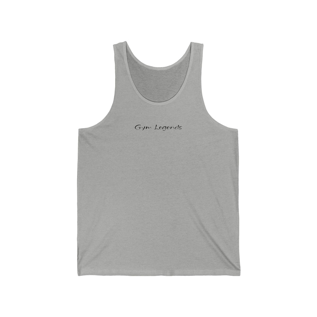 Gym legends Gold Script "Stay Golden" Tank Top — Minimalist Women’s Summer Jersey Tank