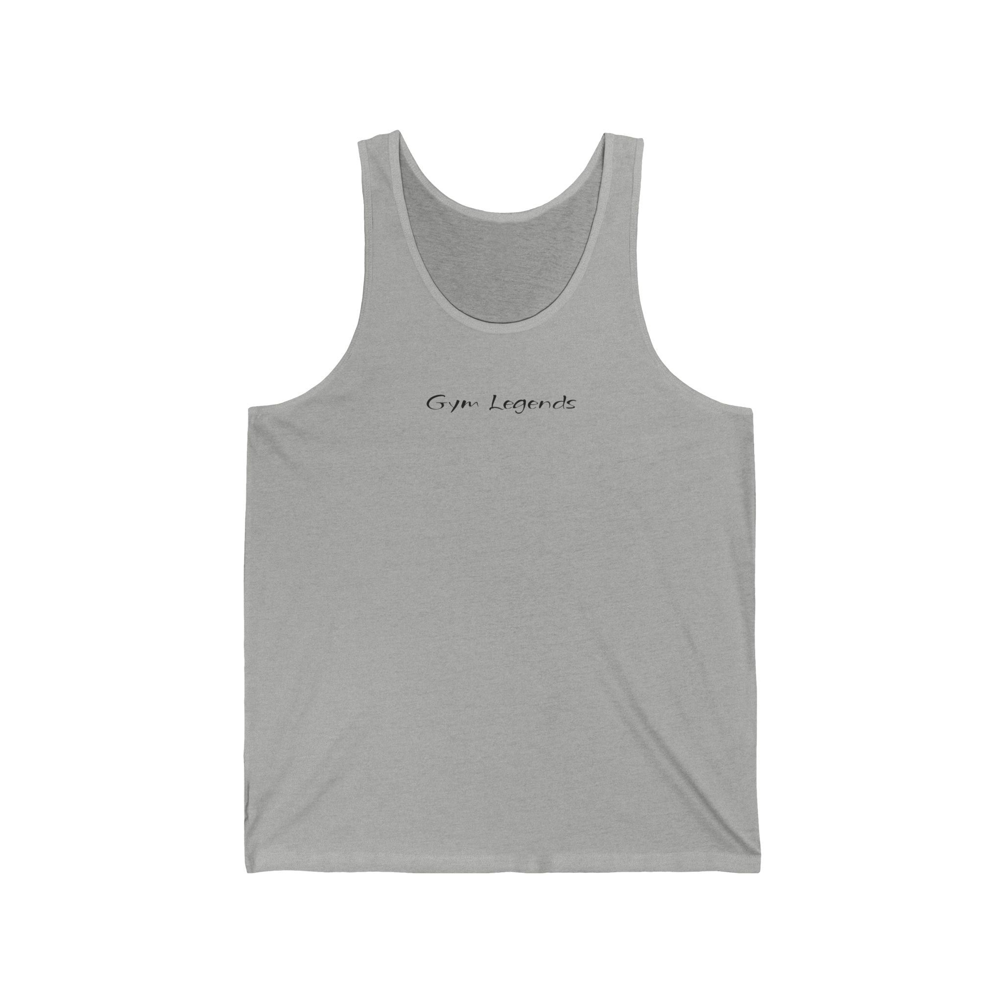 Gym legends Gold Script "Stay Golden" Tank Top — Minimalist Women’s Summer Jersey Tank