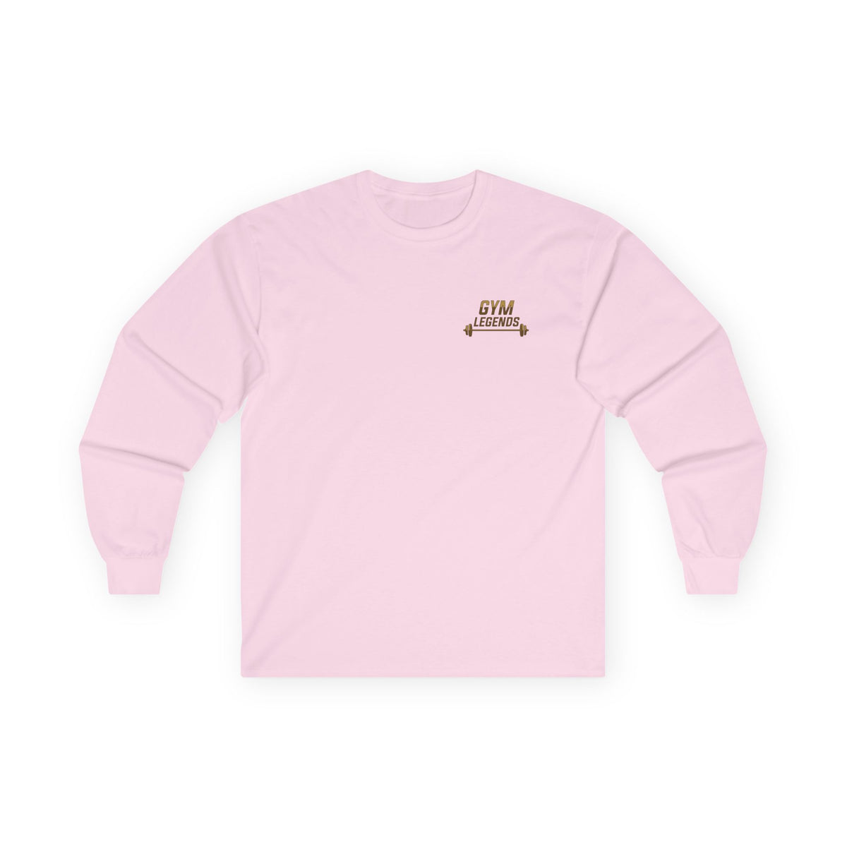 Gym Legends Long Sleeve Tee — Minimal Fitness Logo Shirt