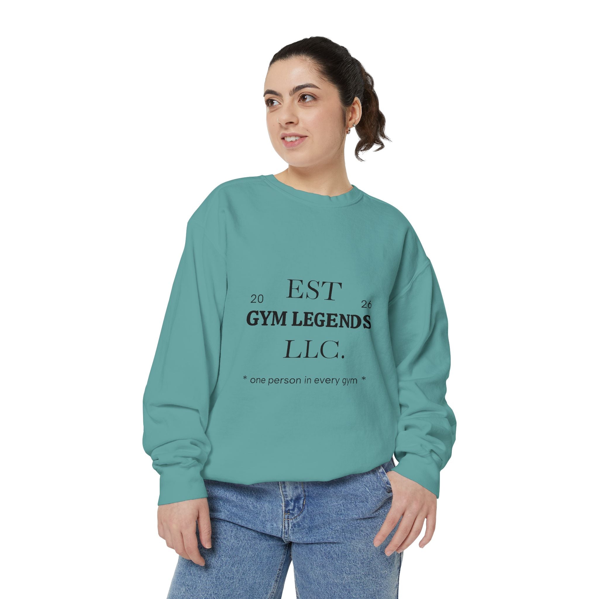 Gym Legends Sweatshirt — EST 2026 Vintage Athletic Crewneck