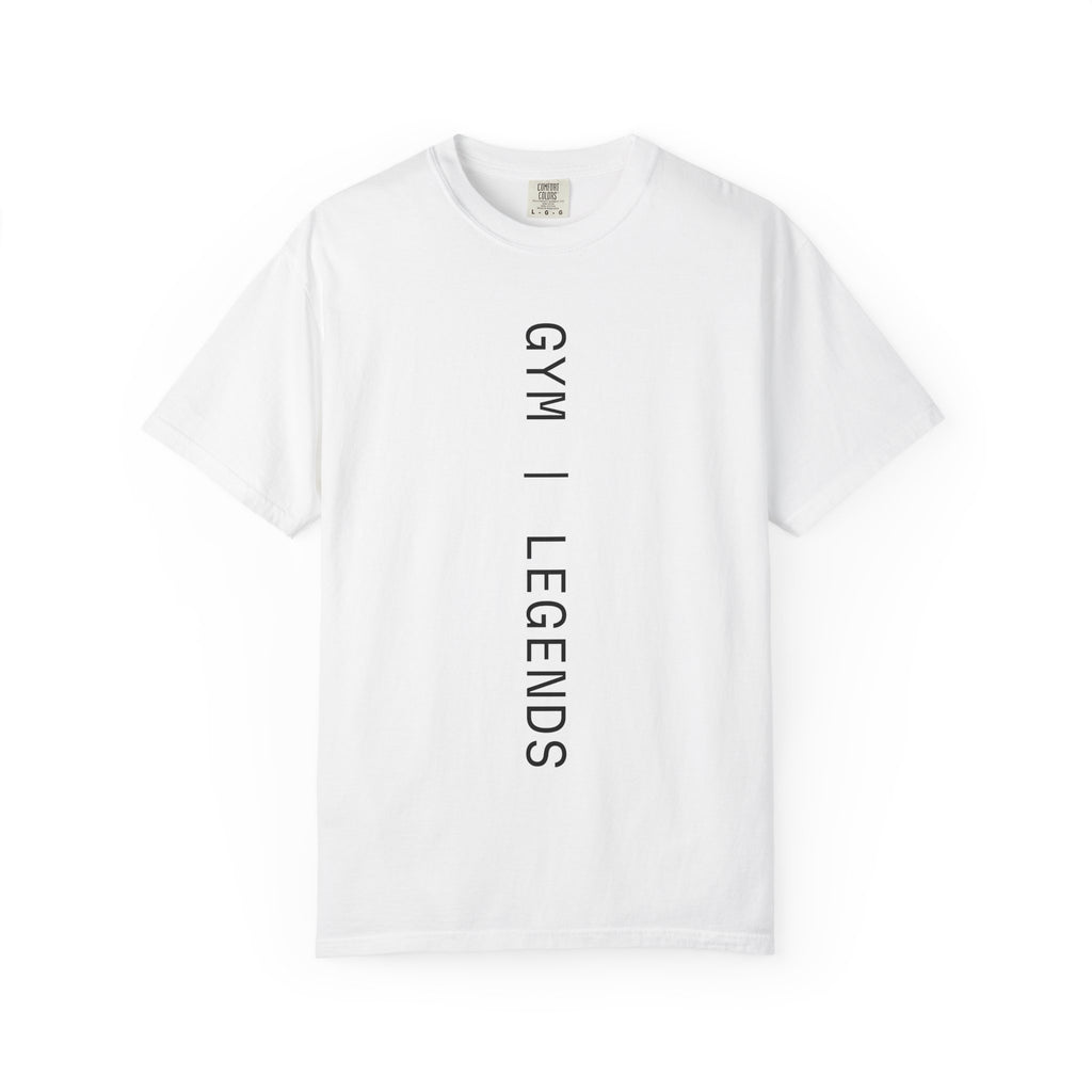 Gym Legends T-Shirt — Vertical Minimal Fitness Tee