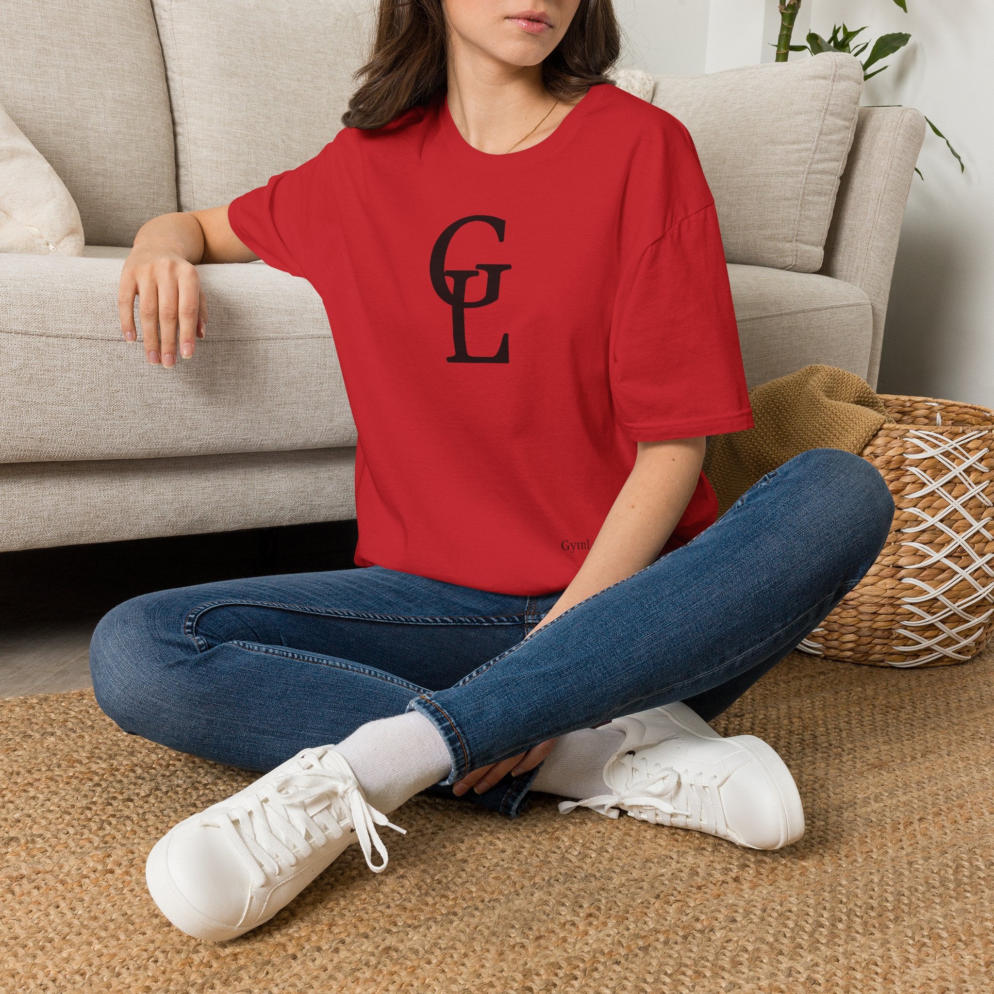 Monogram GL T-Shirt — Classic Navy Initials Tee