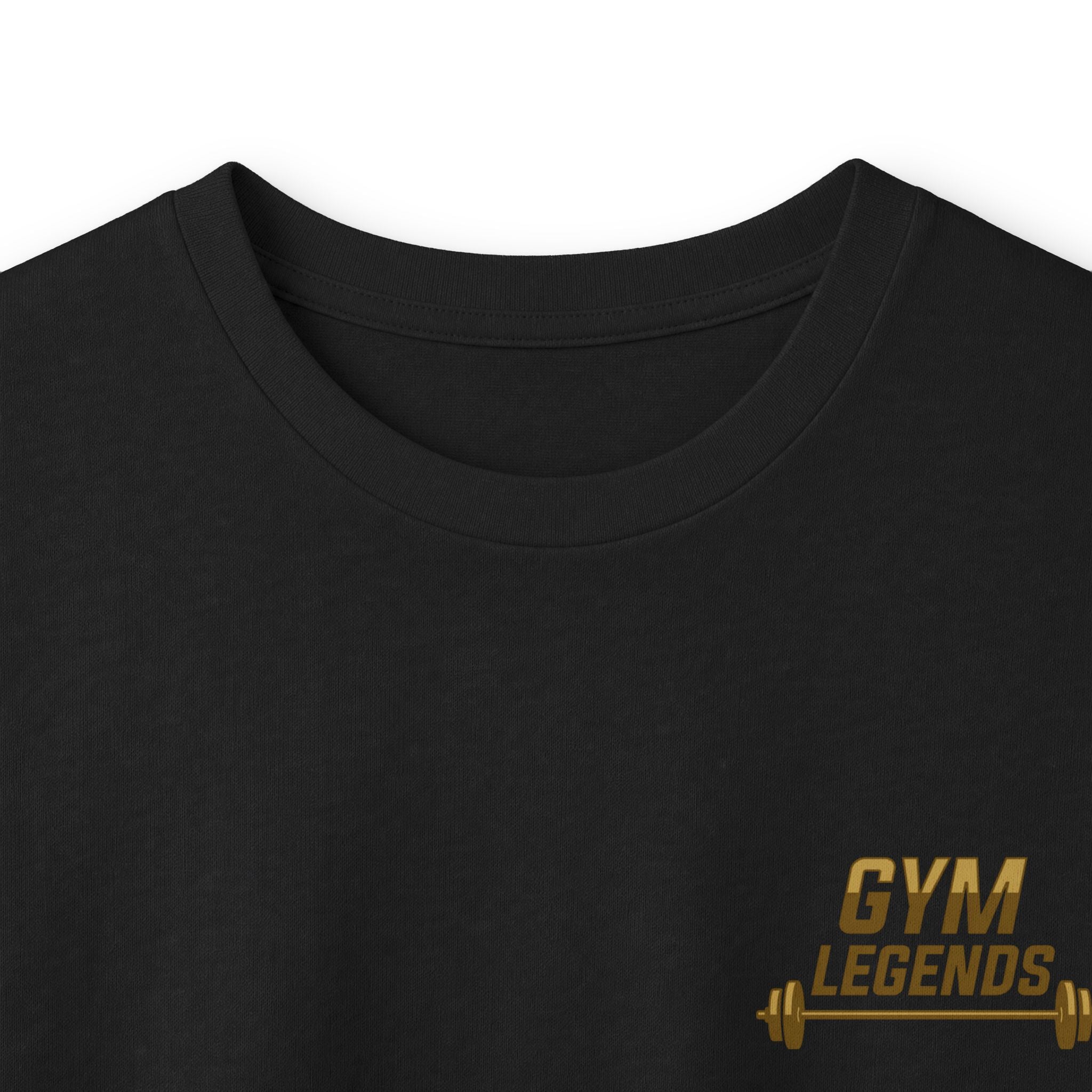 Gym Legends Long Sleeve Tee — Minimal Fitness Logo Shirt