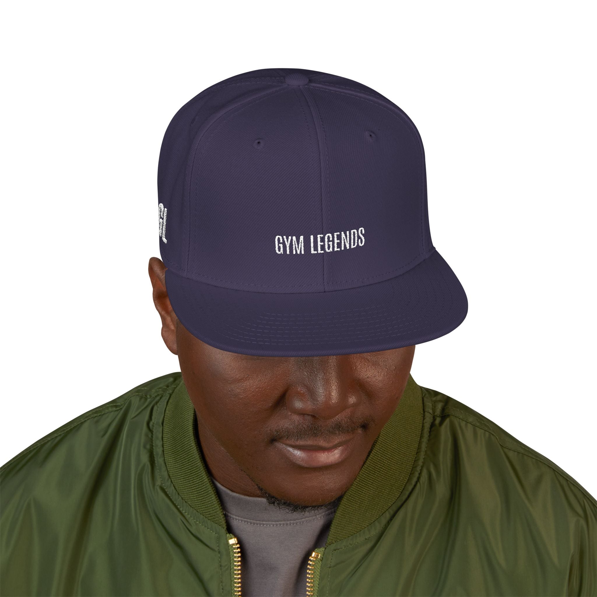 Gym Legends 'GRANDS' Snapback Hat — Classic Flat-Brim Streetwear Cap