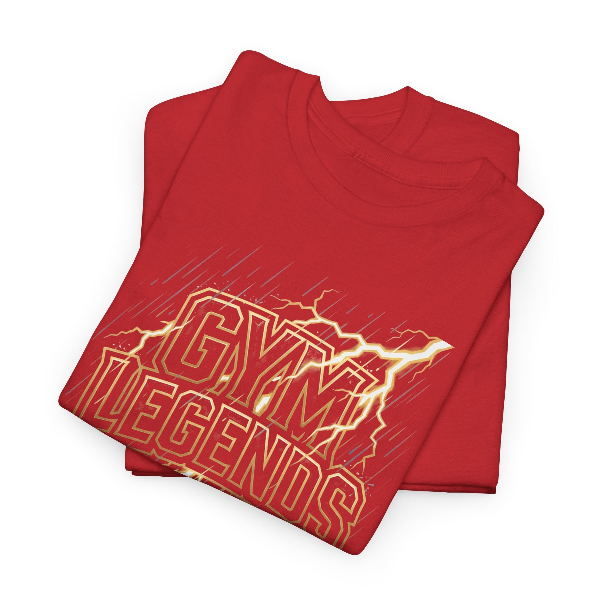 Gym Legends T‑Shirt — Retro Flame Athletic Tee