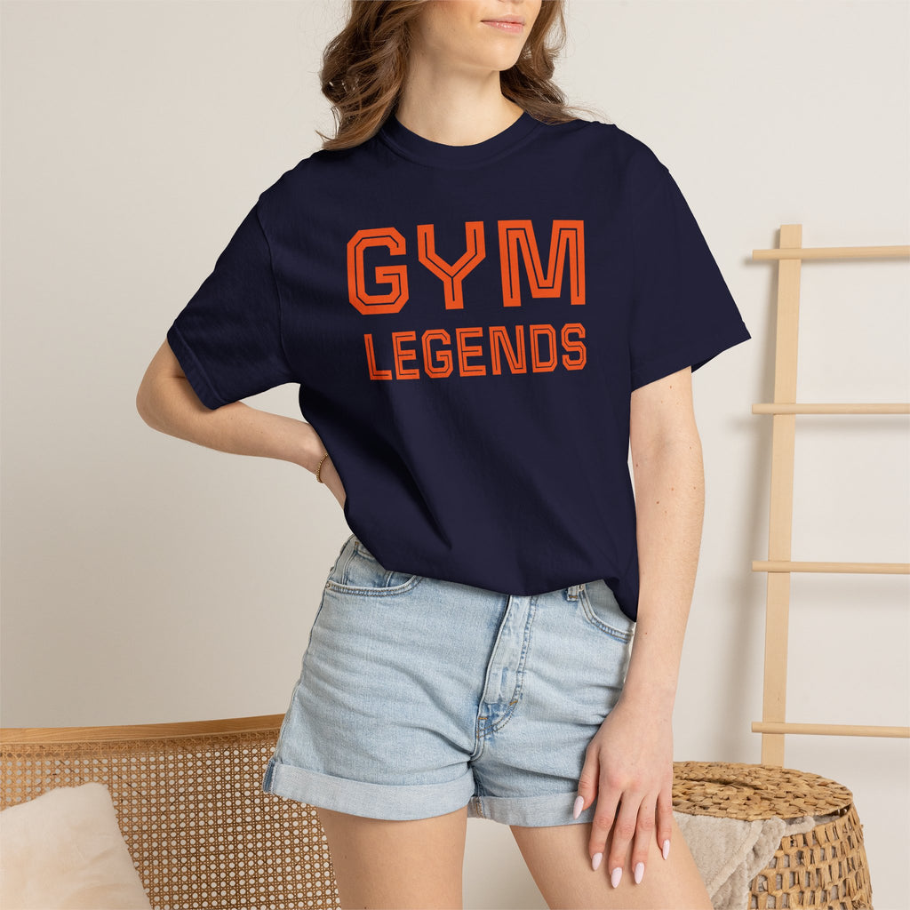 Gym Legends T-Shirt — Athletic Vintage Lettering Tee