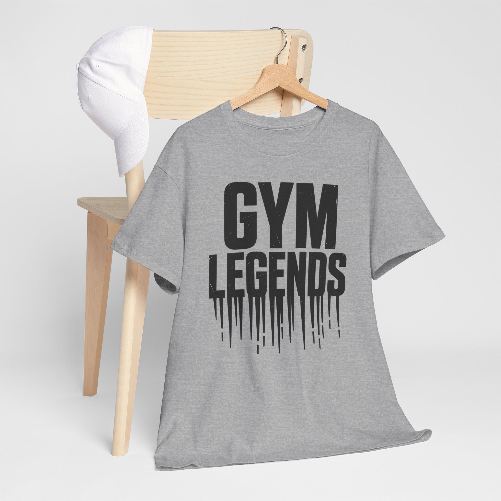 Gym Legends T-Shirt — Bold Drip Graphic Fitness Tee