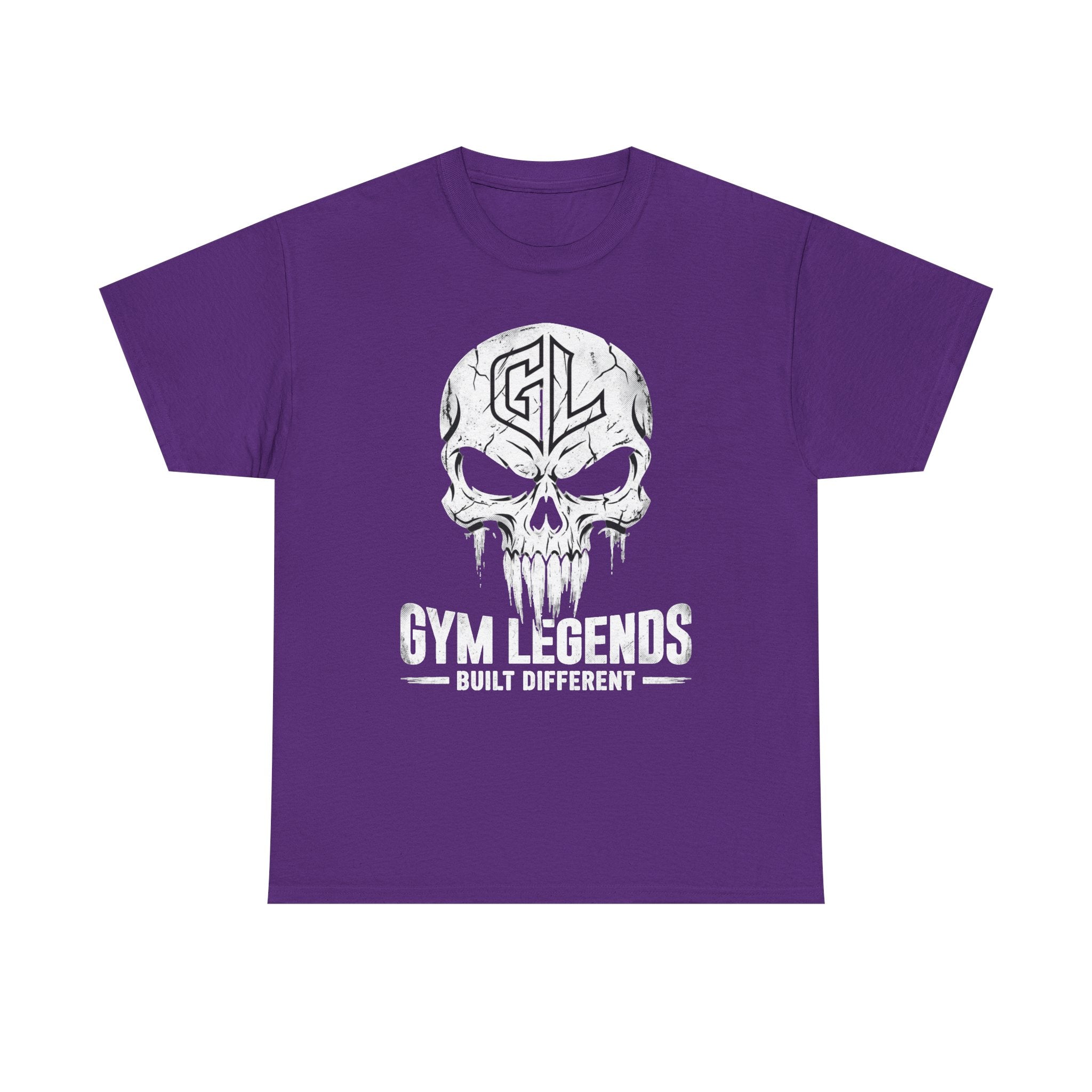 Gym Legends Skull T‑Shirt — Built Different Workout Tee