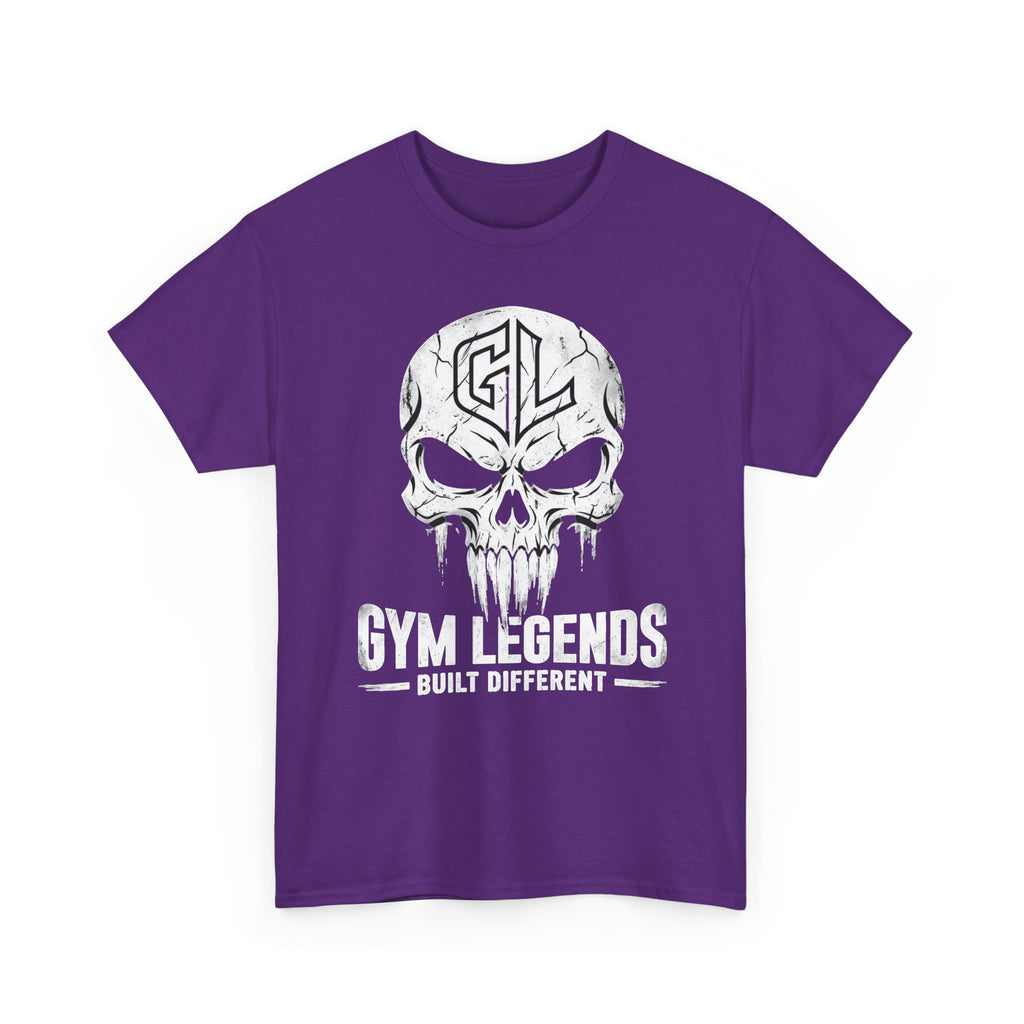 Gym Legends Skull T‑Shirt — Built Different Workout Tee