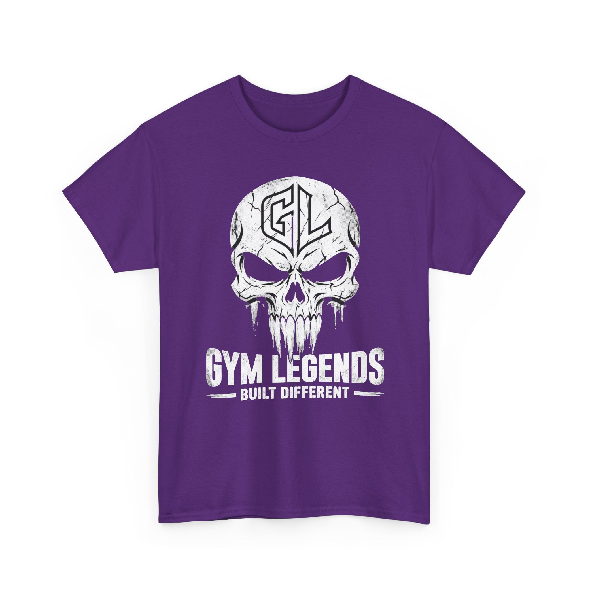 Gym Legends Skull T‑Shirt — Built Different Workout Tee