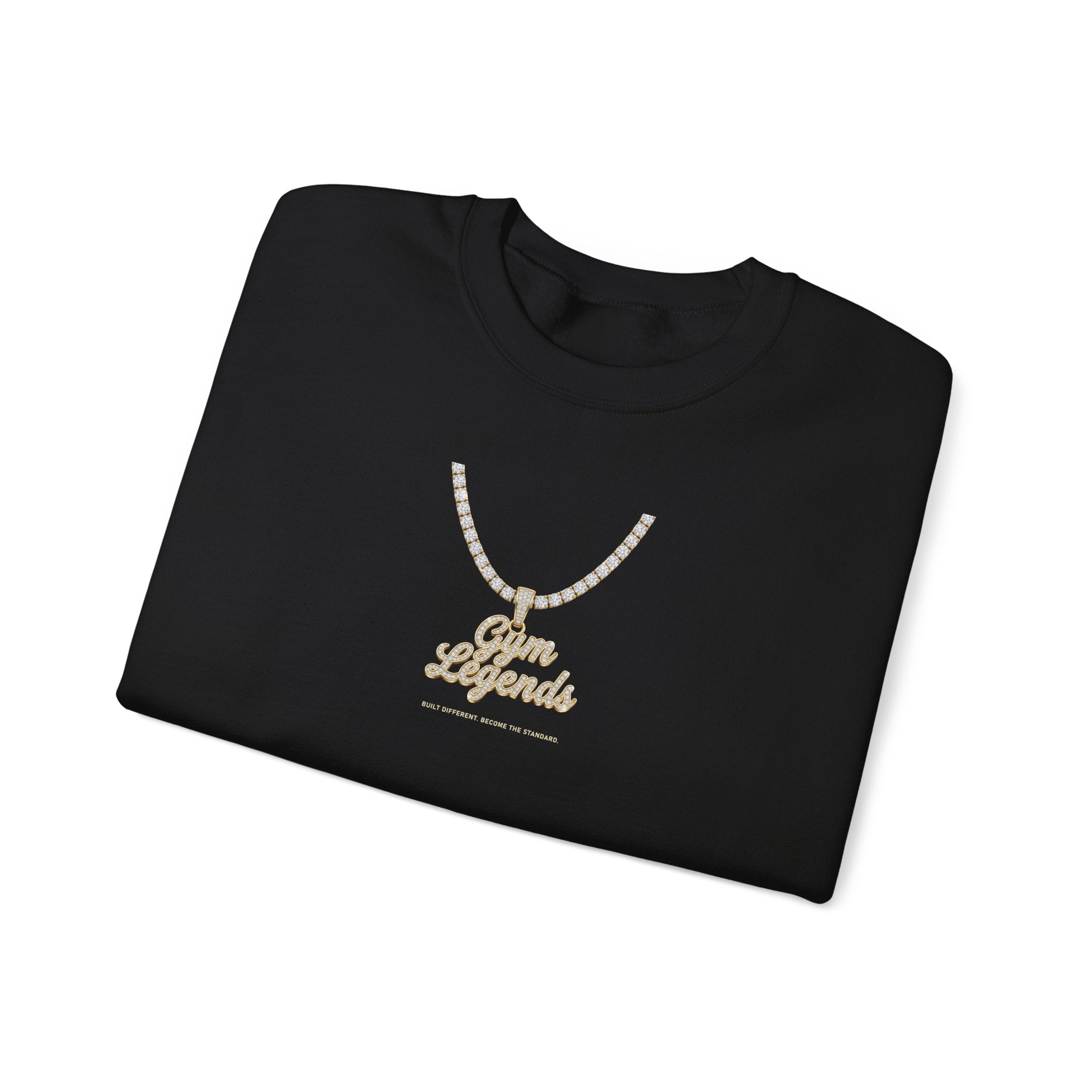 Gold Necklace 'Best Friends' Crewneck Sweatshirt