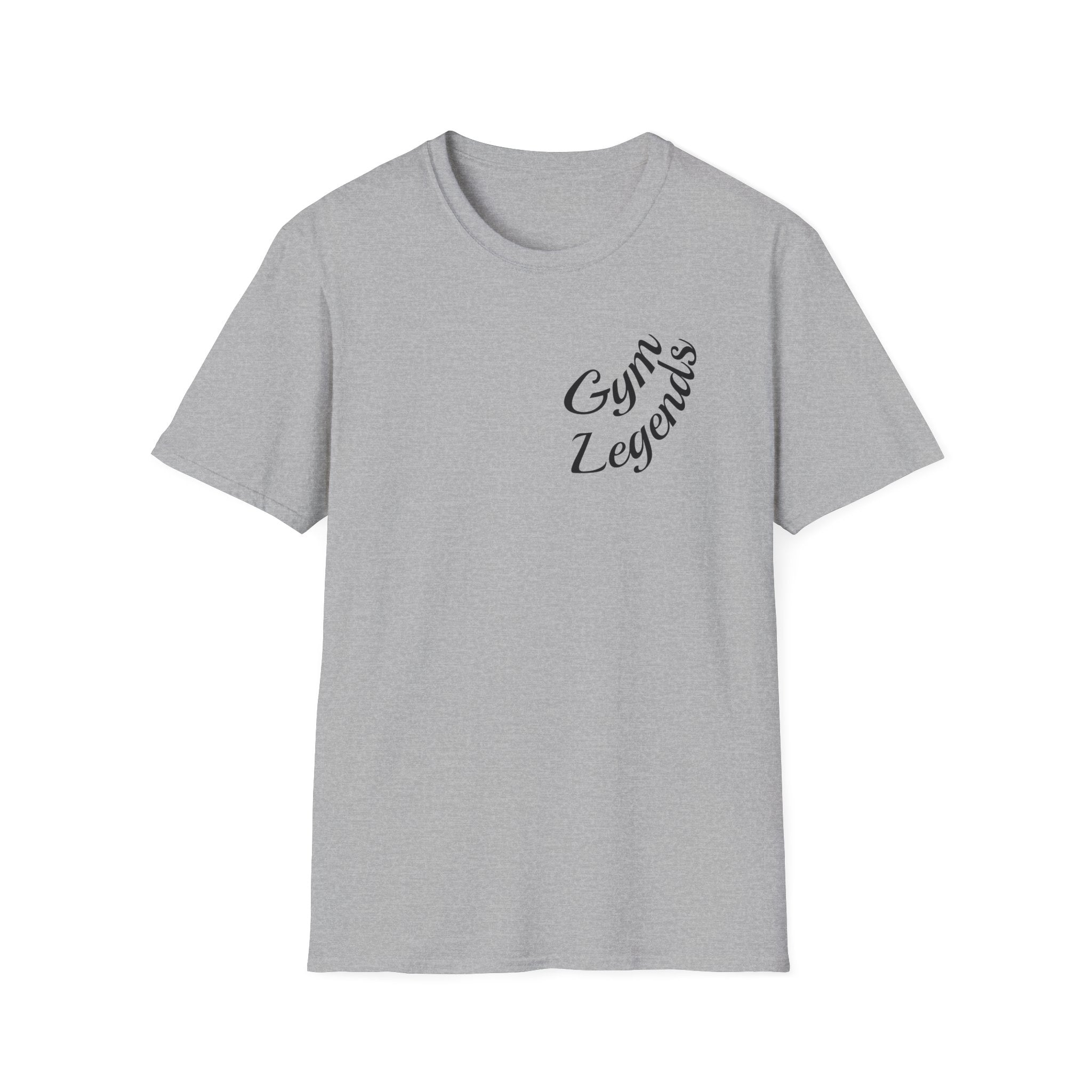 Gym Legends T-Shirt — Minimal Script Fitness Tee