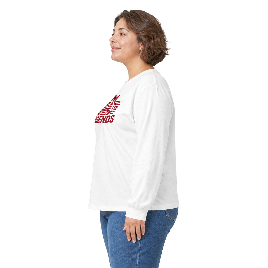 Gym Legends Long Sleeve Tee — Weightlifting Barbell Fitness Shirt