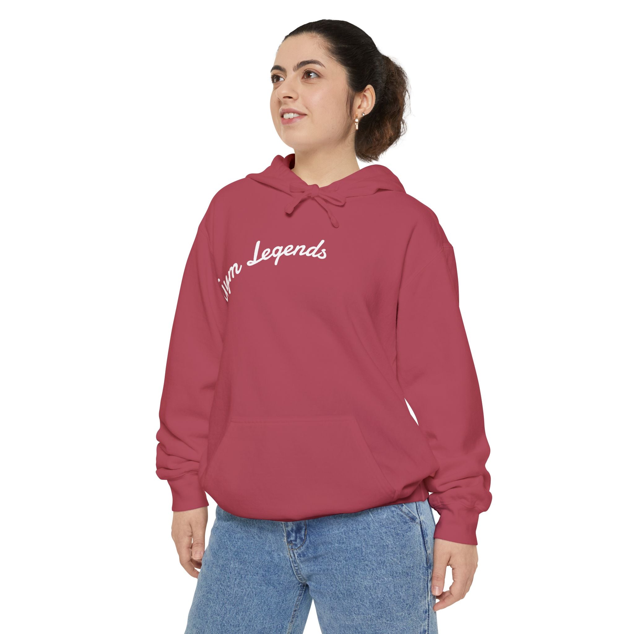Gym Legends Hoodie — Script Logo Athletic Pullover