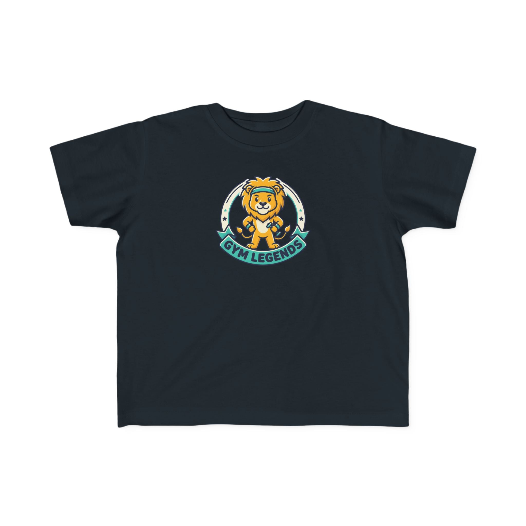 Gym legends kid Tee — "Gym Legend" Cute Lion Workout Kids Shirt