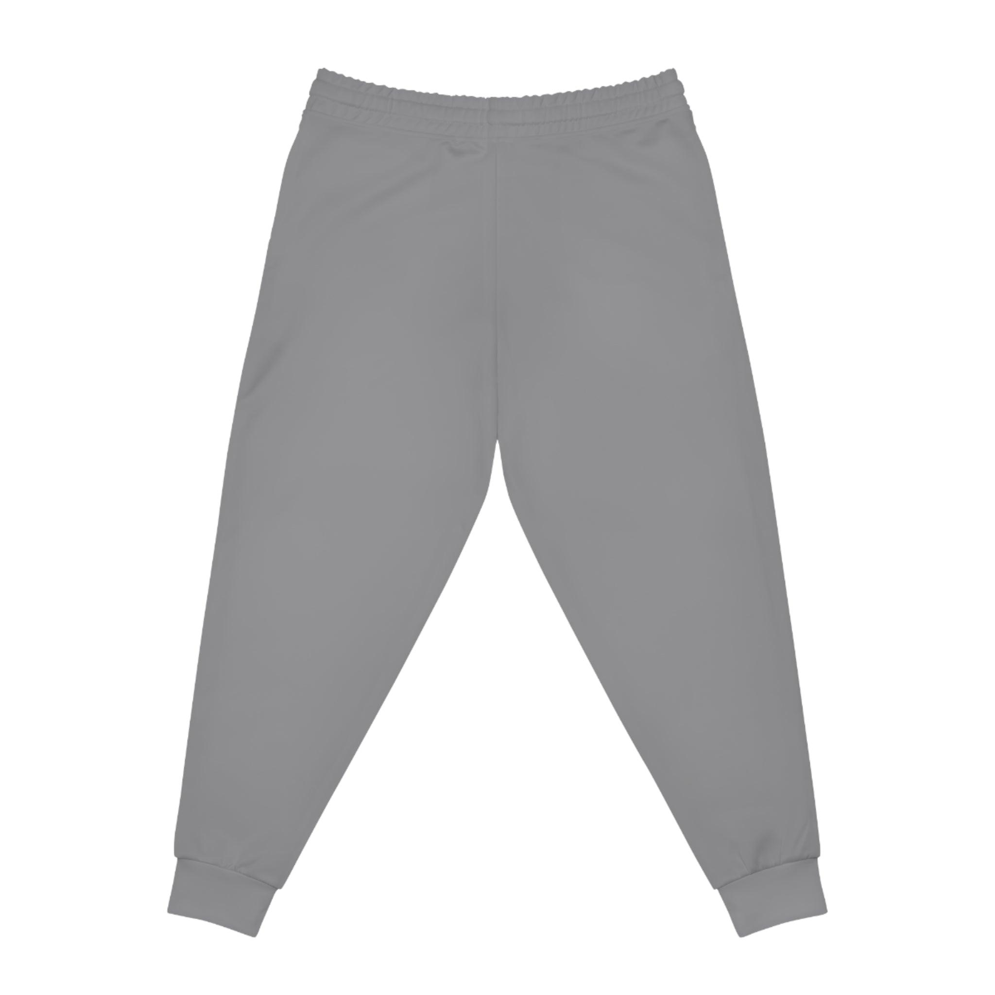 Athletic Joggers — Grey 'GYM LIFE' Vertical Logo Fitness Sweatpants