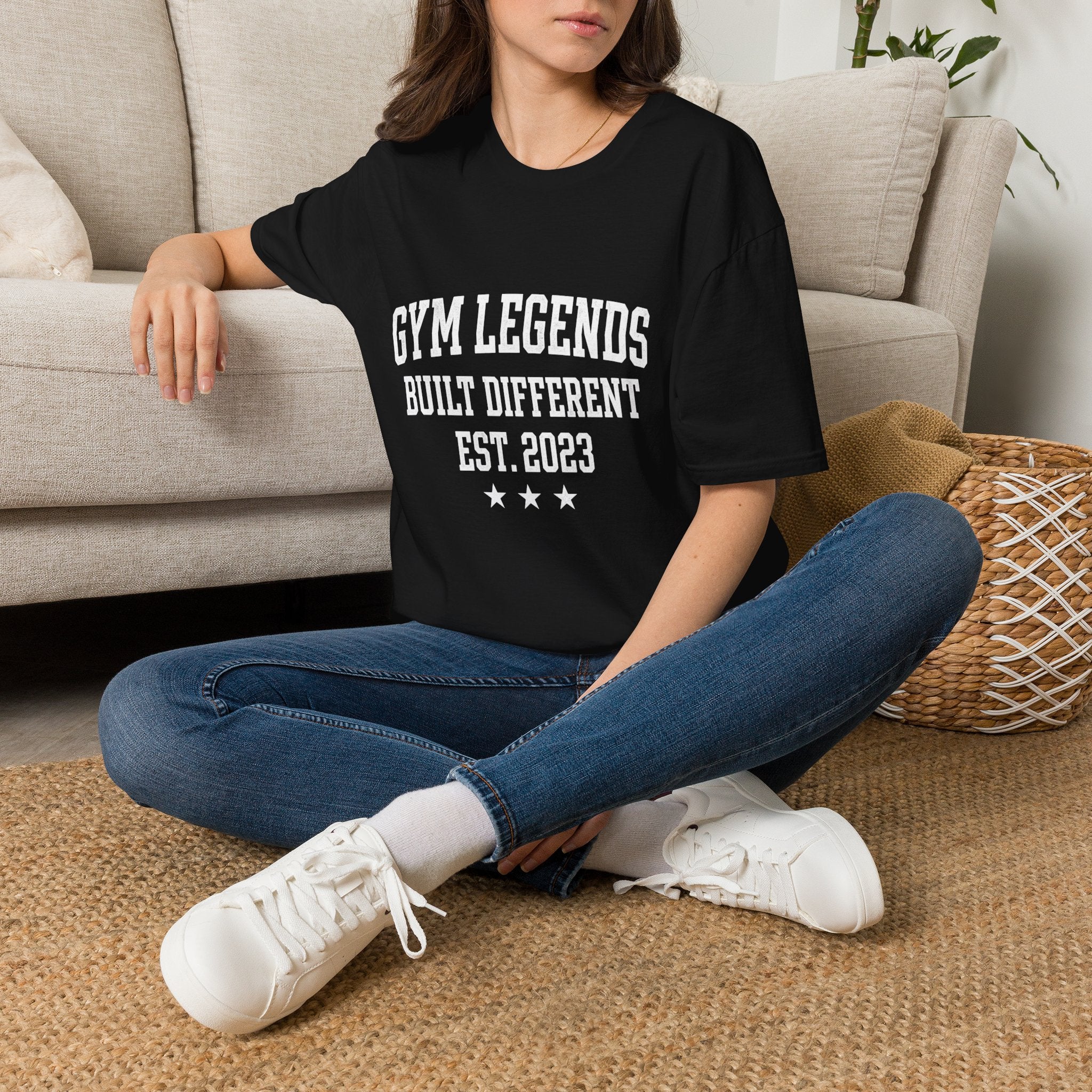 Gym Legends T‑Shirt — "Built Different" Athletic Tee (Est. 2023)
