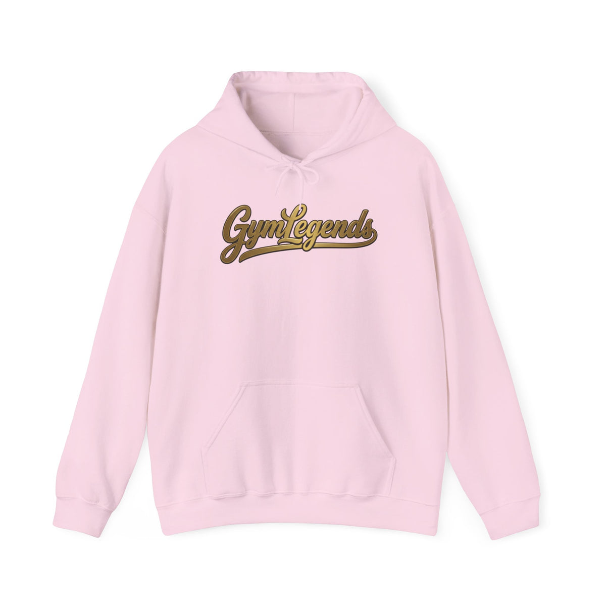 Gym Legends Hoodie — Retro Script Fitness Sweatshirt