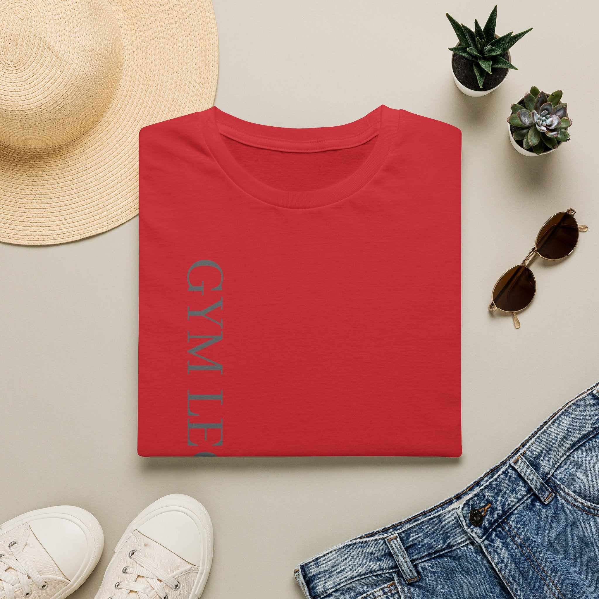 Gym Legends T-Shirt — Vertical Minimalist Fitness Tee