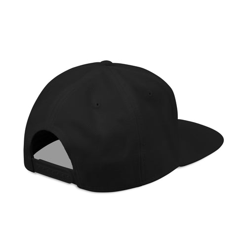 Embroidered Letter 'C' Snapback Hat — Bold Red & White Streetwear Cap