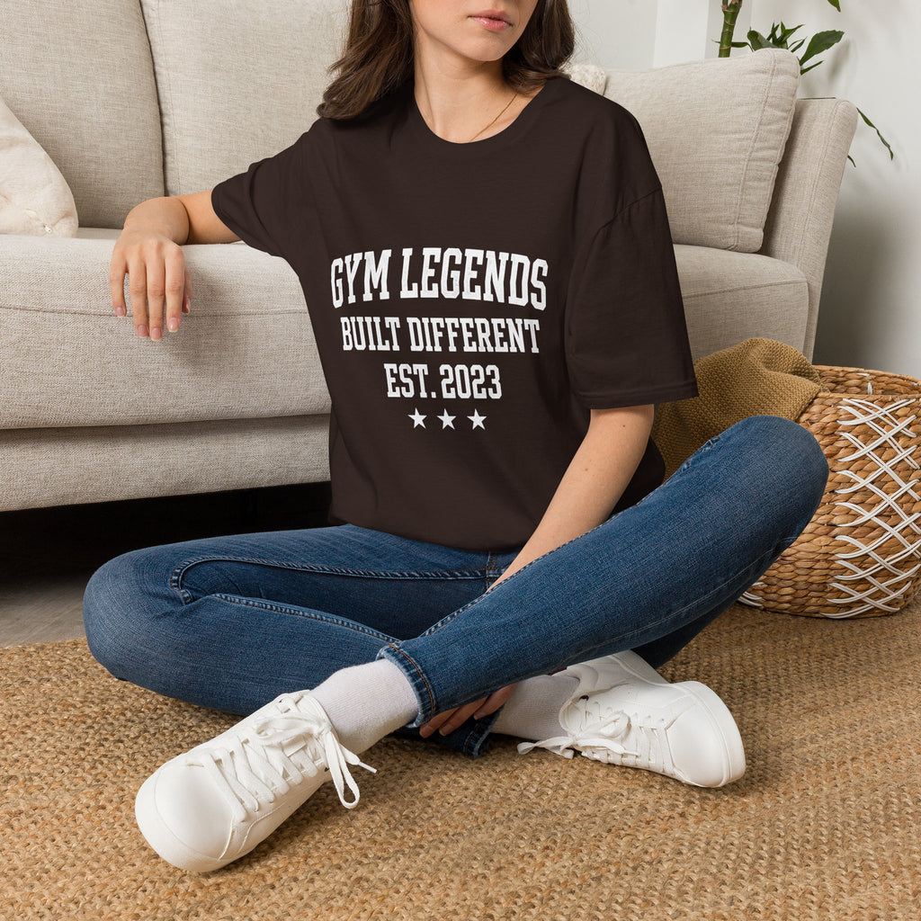 Gym Legends T‑Shirt — "Built Different" Athletic Tee (Est. 2023)