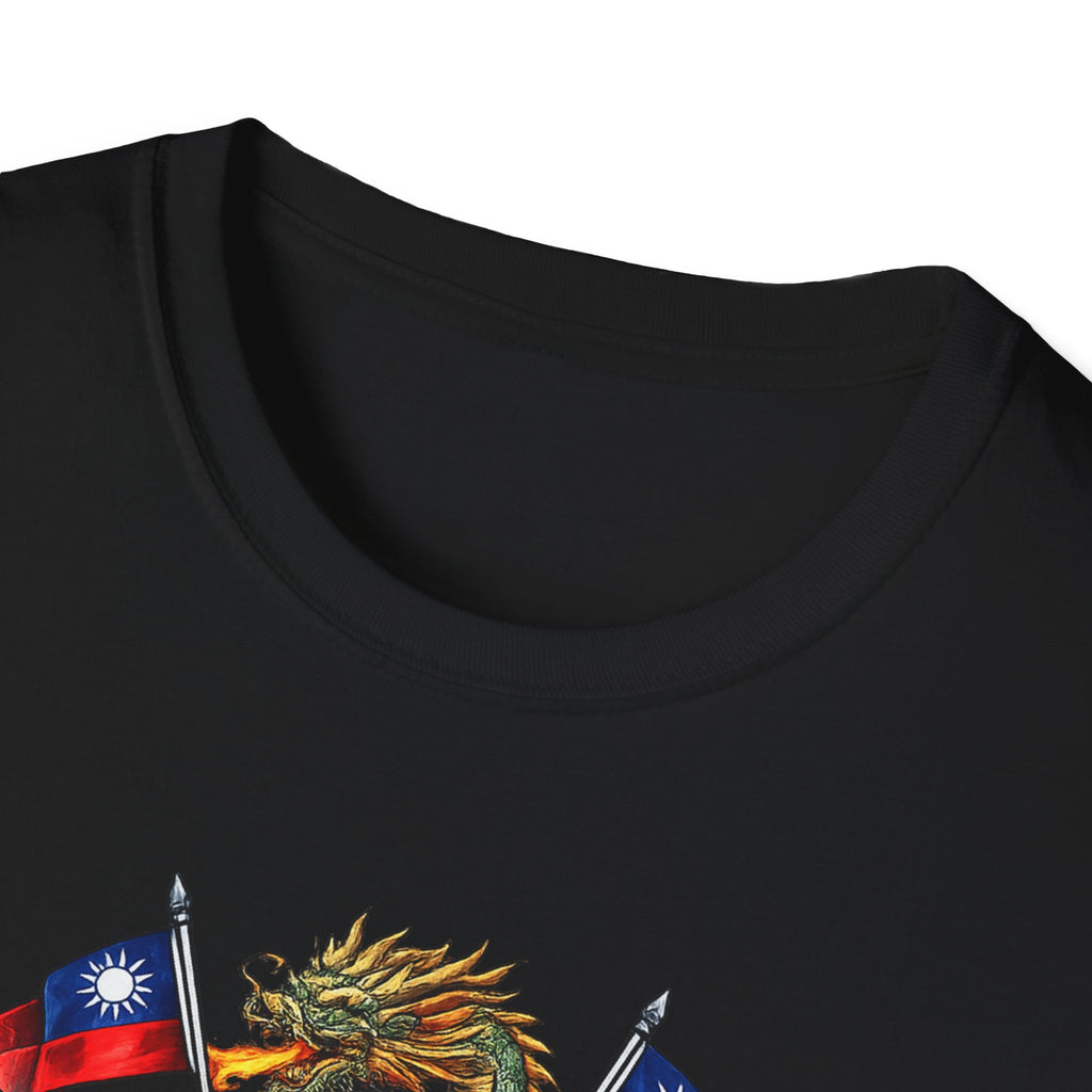 Gym Legends Taiwan T-Shirt — Dragon, Flags & Dumbbells Fitness Tee