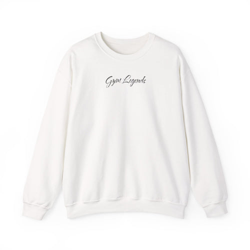 Gym Legend Crewneck Sweatshirt — Minimal Script Fitness Pullover
