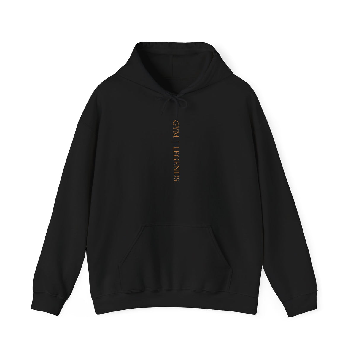 Minimal 'Breathe' Vertical Text Hoodie - Soft White Relaxed Sweatshirt
