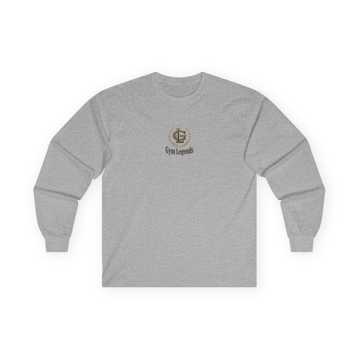 Gym Legends Long Sleeve Tee — Small Classic Logo Athletic Shirt