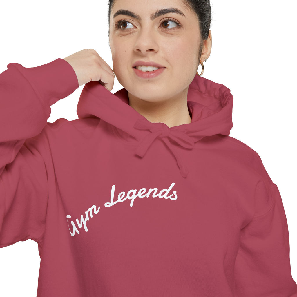Gym Legends Hoodie — Script Logo Athletic Pullover