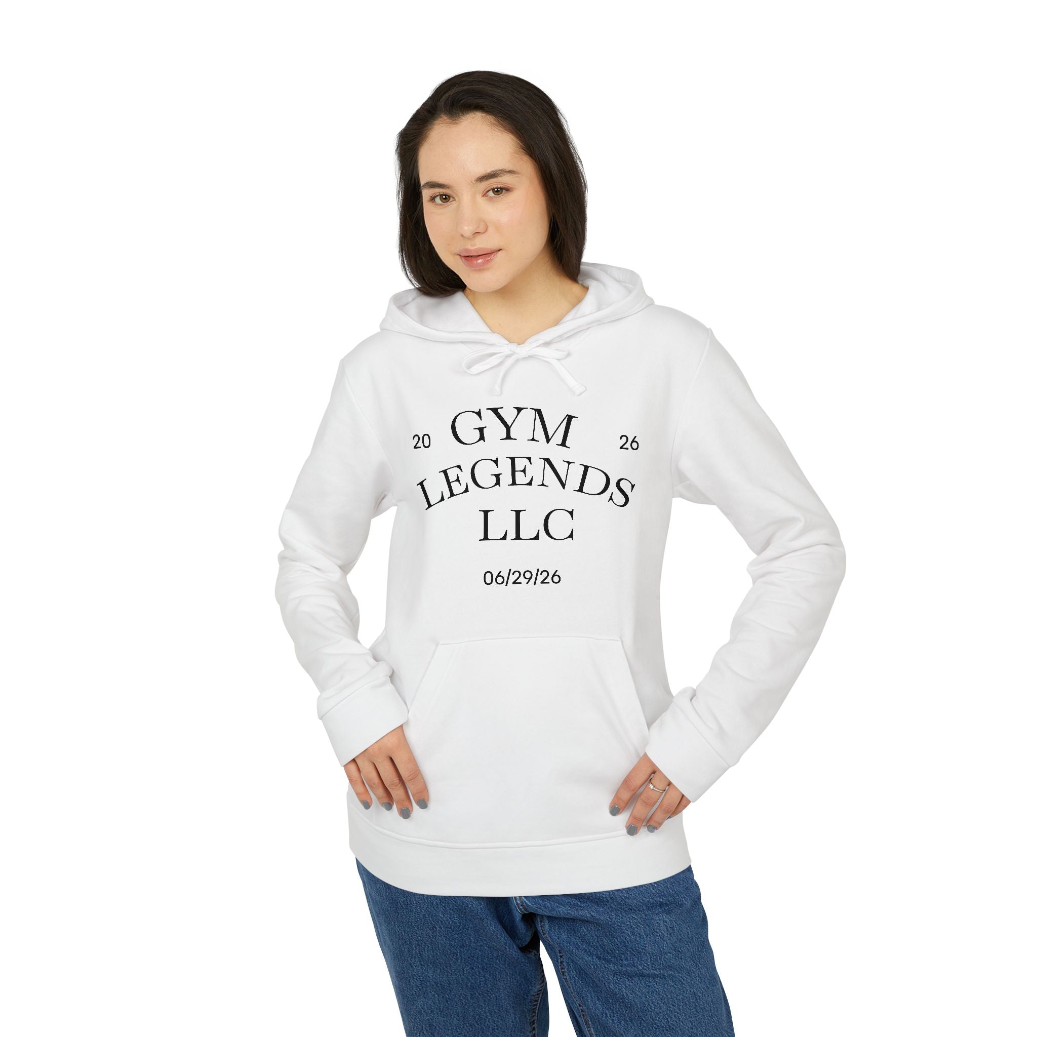 Gym Legends LLC Hoodie — 'Gym Legends LLC 06/29/26' Athletic Pullover