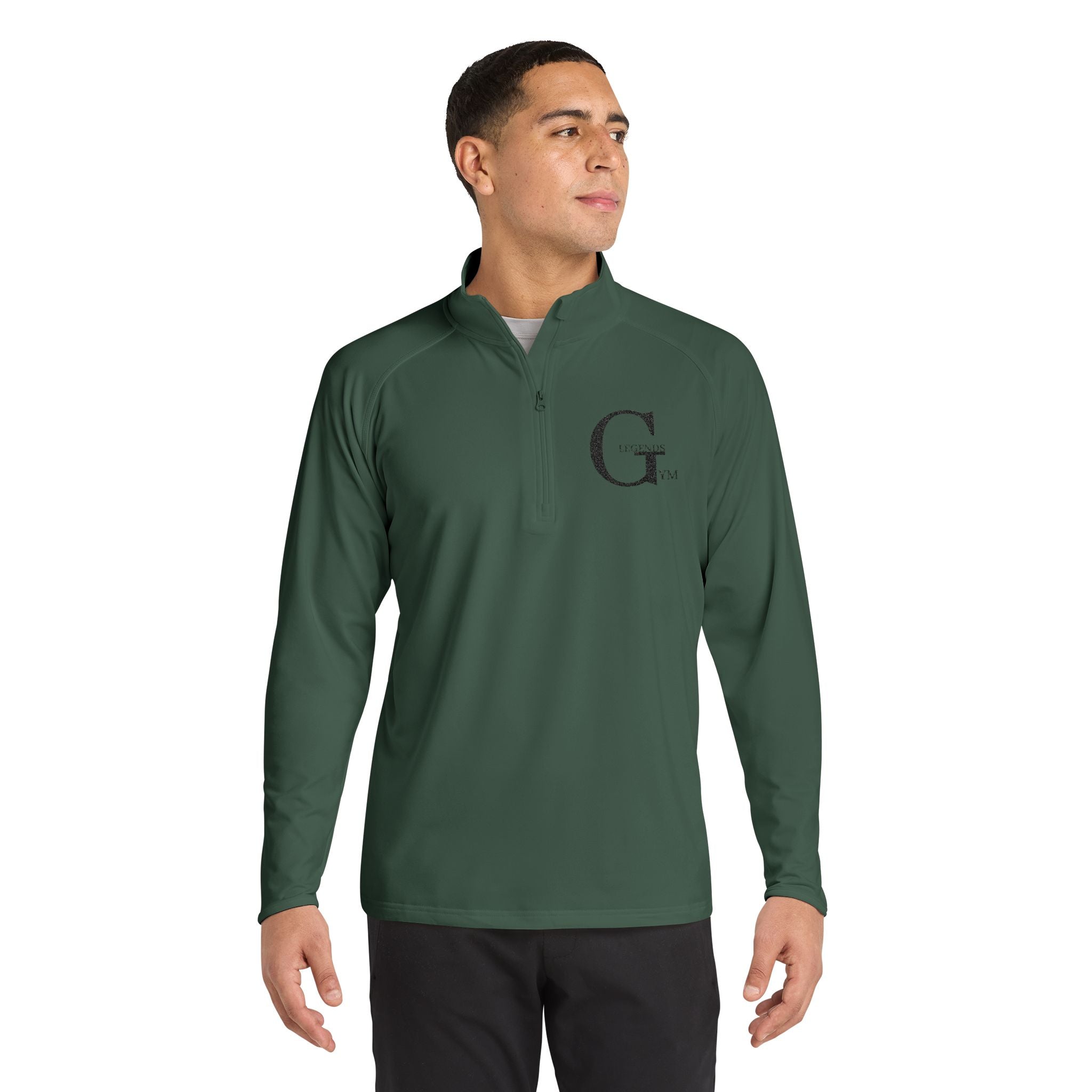 Embroidered 'G' Quarter-Zip Pullover — Men's Sport-Wick Stretch