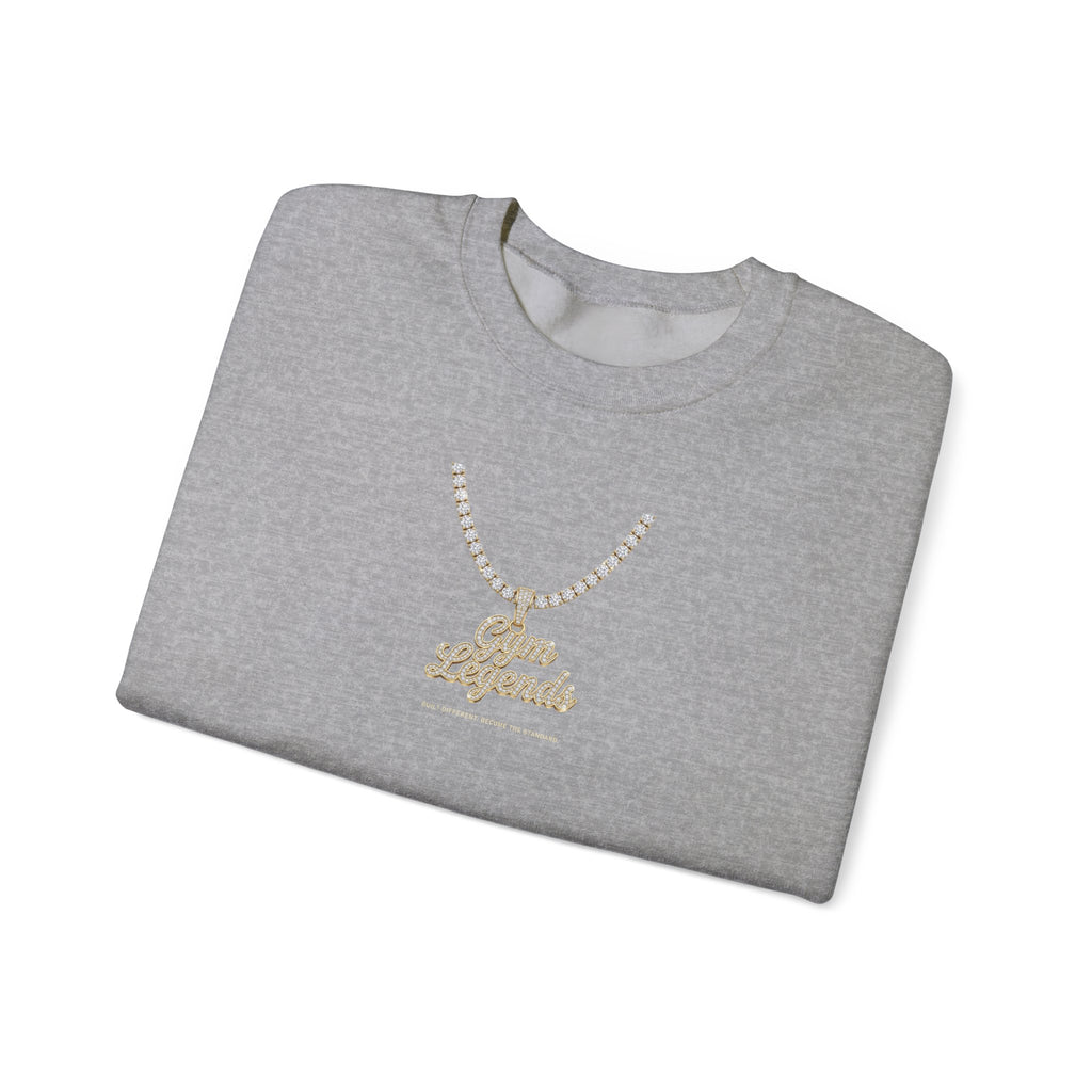 Gold Necklace 'Best Friends' Crewneck Sweatshirt