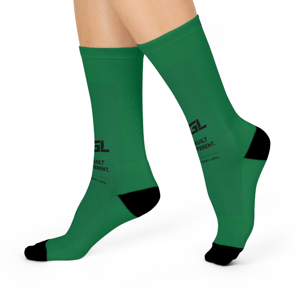 Gym Legends Elite Crew Socks Green